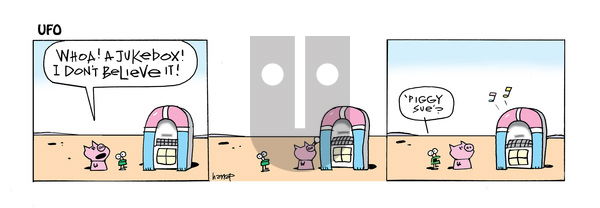 UFO on Saturday February 8, 2025 Comic Strip
