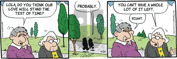 Lola on Tuesday April 25, 2017 Comic Strip