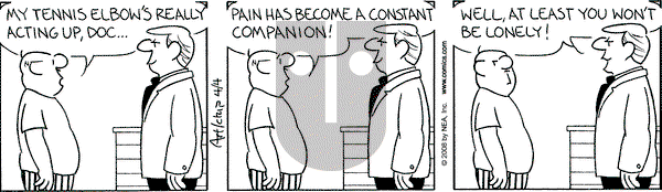 The Born Loser on Friday April 4, 2008 Comic Strip