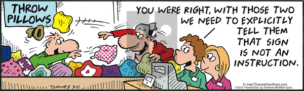 Frank and Ernest on Saturday May 11, 2019 Comic Strip