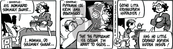 Rose is Rose on Thursday October 6, 1988 Comic Strip