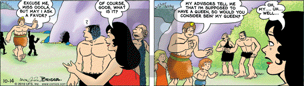 Alley Oop on Thursday October 14, 2010 Comic Strip