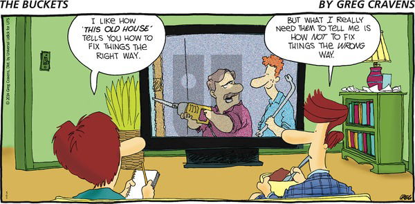 The Buckets on Sunday March 2, 2014 Comic Strip