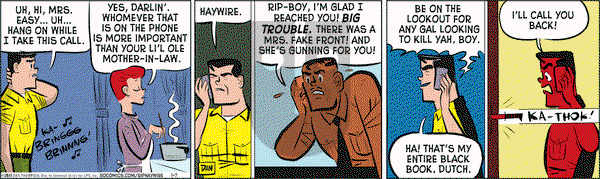 Rip Haywire on Wednesday January 7, 2015 Comic Strip