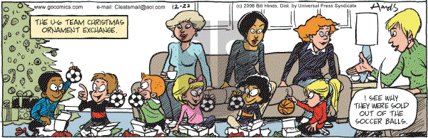 Cleats - Saturday November 30, 2024 Comic Strip