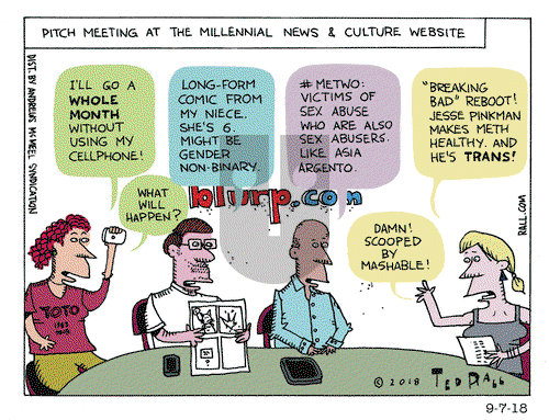 Ted Rall on Friday September 7, 2018 Comic Strip