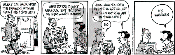 Betty on Friday April 10, 1998 Comic Strip