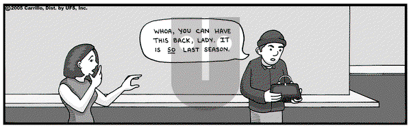 F Minus on Saturday November 26, 2005 Comic Strip