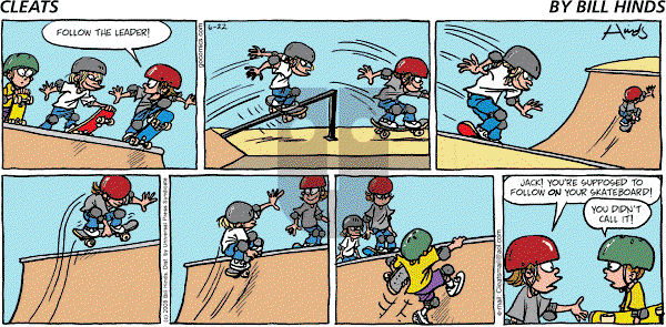Cleats - Sunday June 22, 2008 Comic Strip