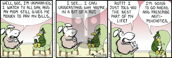 DeFlocked on Monday August 5, 2019 Comic Strip