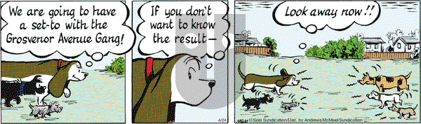 Fred Basset on Saturday April 24, 2021 Comic Strip