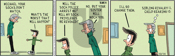 Grand Avenue on Saturday October 14, 2023 Comic Strip