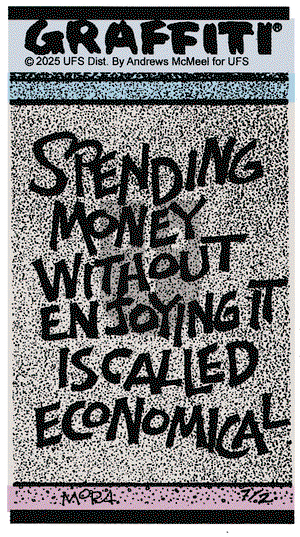 Graffiti on Wednesday July 2, 2025 Comic Strip