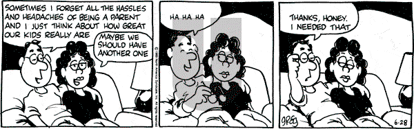 Luann on Wednesday June 28, 1989 Comic Strip