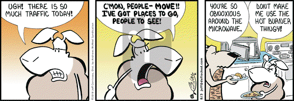 DeFlocked on Friday August 3, 2018 Comic Strip