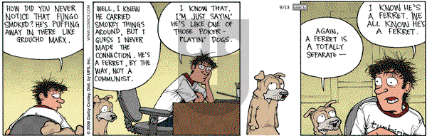 Get Fuzzy on Wednesday September 13, 2006 Comic Strip