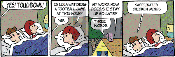 Lola on Saturday September 29, 2018 Comic Strip
