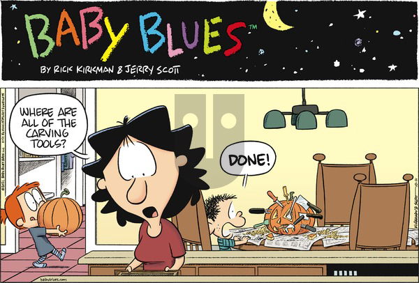 Baby Blues on Sunday October 31, 2021 Comic Strip