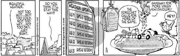 Over the Hedge on Tuesday August 19, 2003 Comic Strip