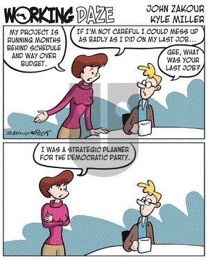 Working Daze on Thursday August 25, 2005 Comic Strip