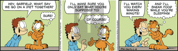 Garfield on Friday May 18, 2018 Comic Strip