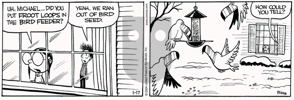 Grand Avenue on Saturday January 17, 2004 Comic Strip