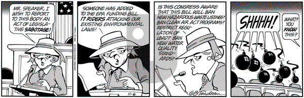 Doonesbury on Monday November 6, 1995 Comic Strip