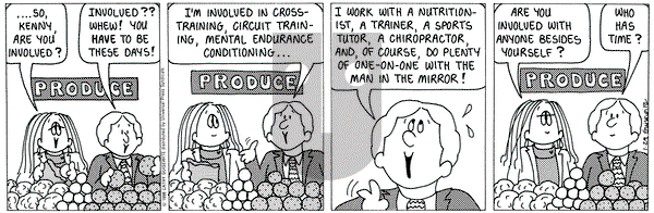 Cathy Classics on Thursday January 29, 1998 Comic Strip
