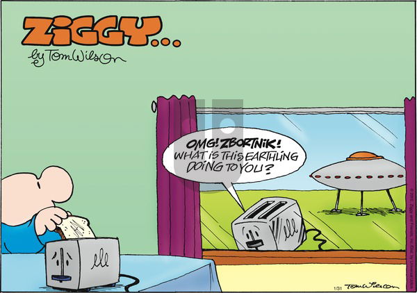 Ziggy on Sunday January 31, 2010 Comic Strip