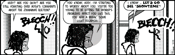 The Boondocks on Thursday October 29, 2009 Comic Strip