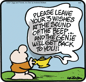 Ziggy on Wednesday June 9, 2021 Comic Strip