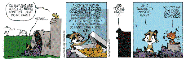 Over the Hedge on Thursday November 16, 2006 Comic Strip
