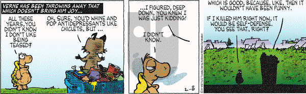 Over the Hedge on Friday February 8, 2019 Comic Strip