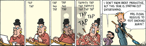 Frazz on Monday January 3, 2011 Comic Strip