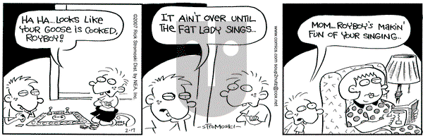 Soup to Nutz - Old on Saturday February 17, 2007 Comic Strip