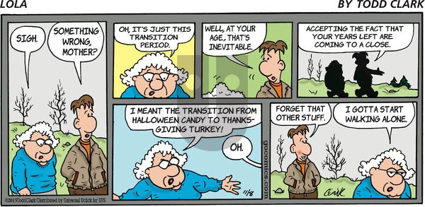 Lola on Sunday November 8, 2015 Comic Strip