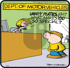Ziggy on Tuesday December 9, 2014 Comic Strip