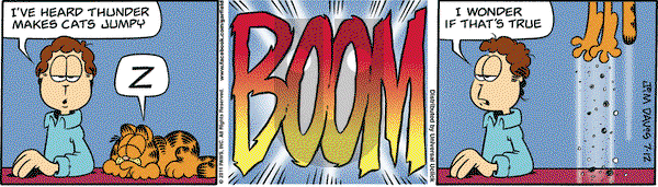 Garfield on Tuesday July 12, 2011 Comic Strip