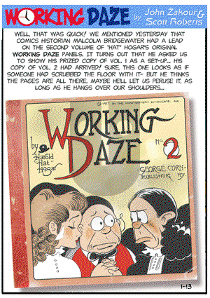 Working Daze - Saturday January 13, 2024 Comic Strip