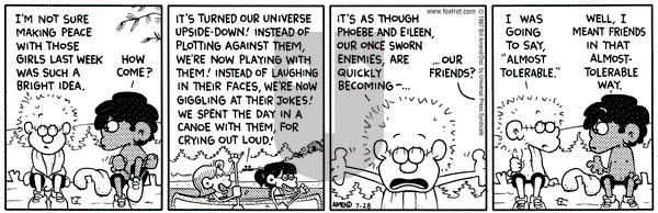 FoxTrot on Monday July 28, 1997 Comic Strip