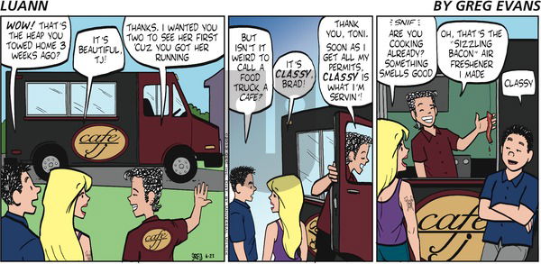 Luann on Sunday June 23, 2013 Comic Strip