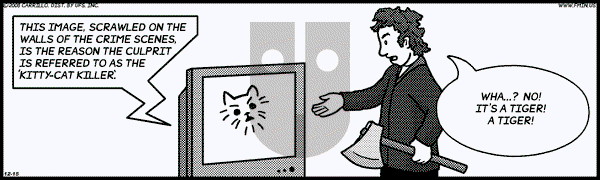 F Minus on Monday December 15, 2008 Comic Strip