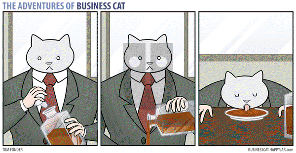 The Adventures of Business Cat on Monday June 8, 2015 Comic Strip