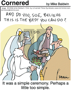 Cornered on Thursday November 9, 2006 Comic Strip