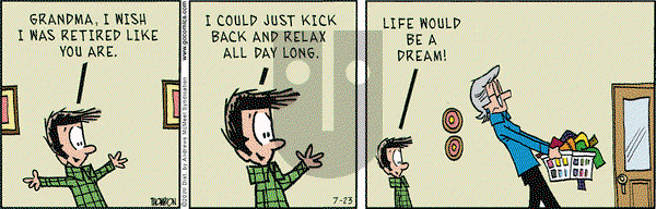 Grand Avenue on Thursday July 23, 2020 Comic Strip