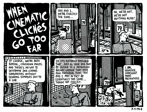 Ted Rall on Saturday March 6, 1999 Comic Strip