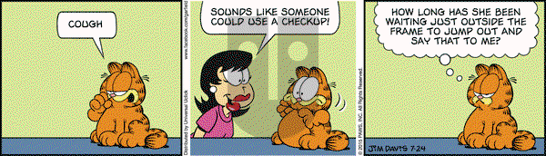 Garfield on Friday July 24, 2015 Comic Strip