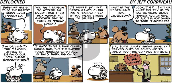 DeFlocked on Sunday June 22, 2008 Comic Strip