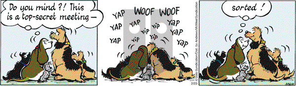 Fred Basset on Friday February 23, 2018 Comic Strip