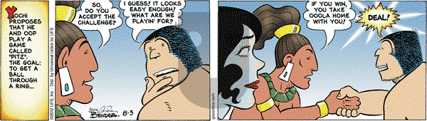 Alley Oop - Friday August 3, 2012 Comic Strip
